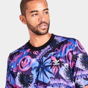 adidas Originals Allover Palm Graphic T-shirt / Multicolour sold by JD Sports