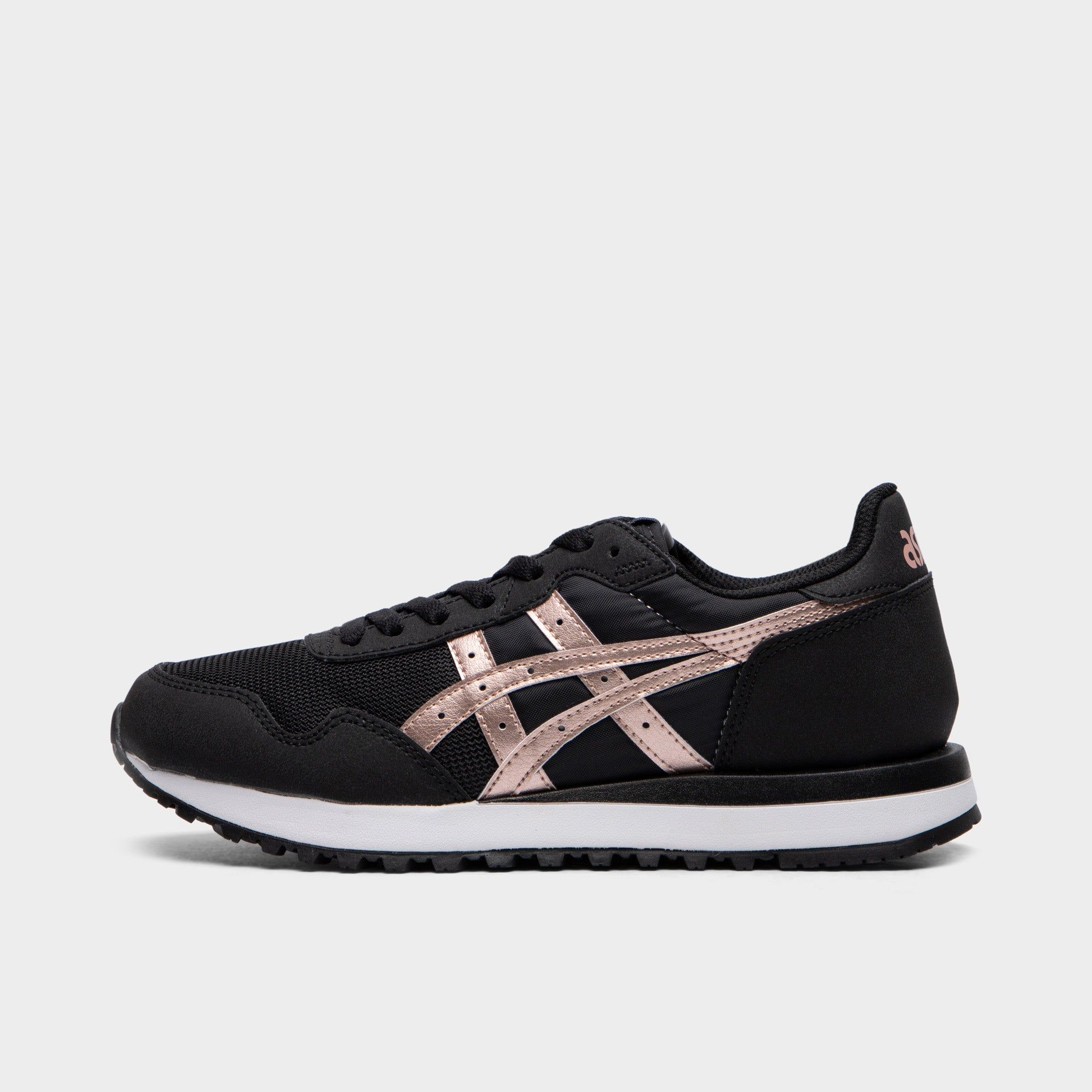 ASICS Women's Tiger Runner II Black / Rose Gold sold by JD Sports