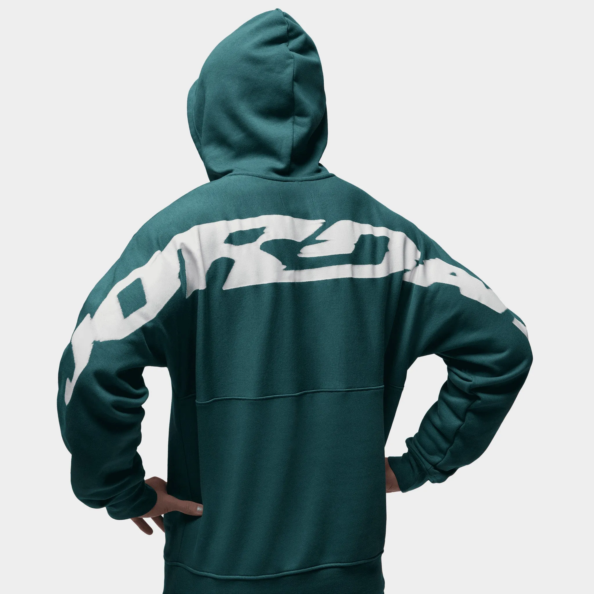 Jordan Flight MVP Statement Fleece Pullover Hoodie Oxidized Green / Sail sold by JD Sports product image thumbnail 5
