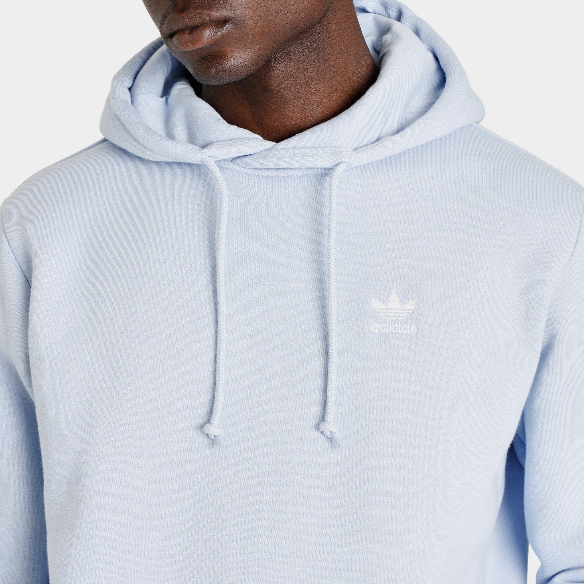 adidas Originals Trefoil Essentials Pullover Hoodie / Blue Dawn sold by JD Sports product image thumbnail 4