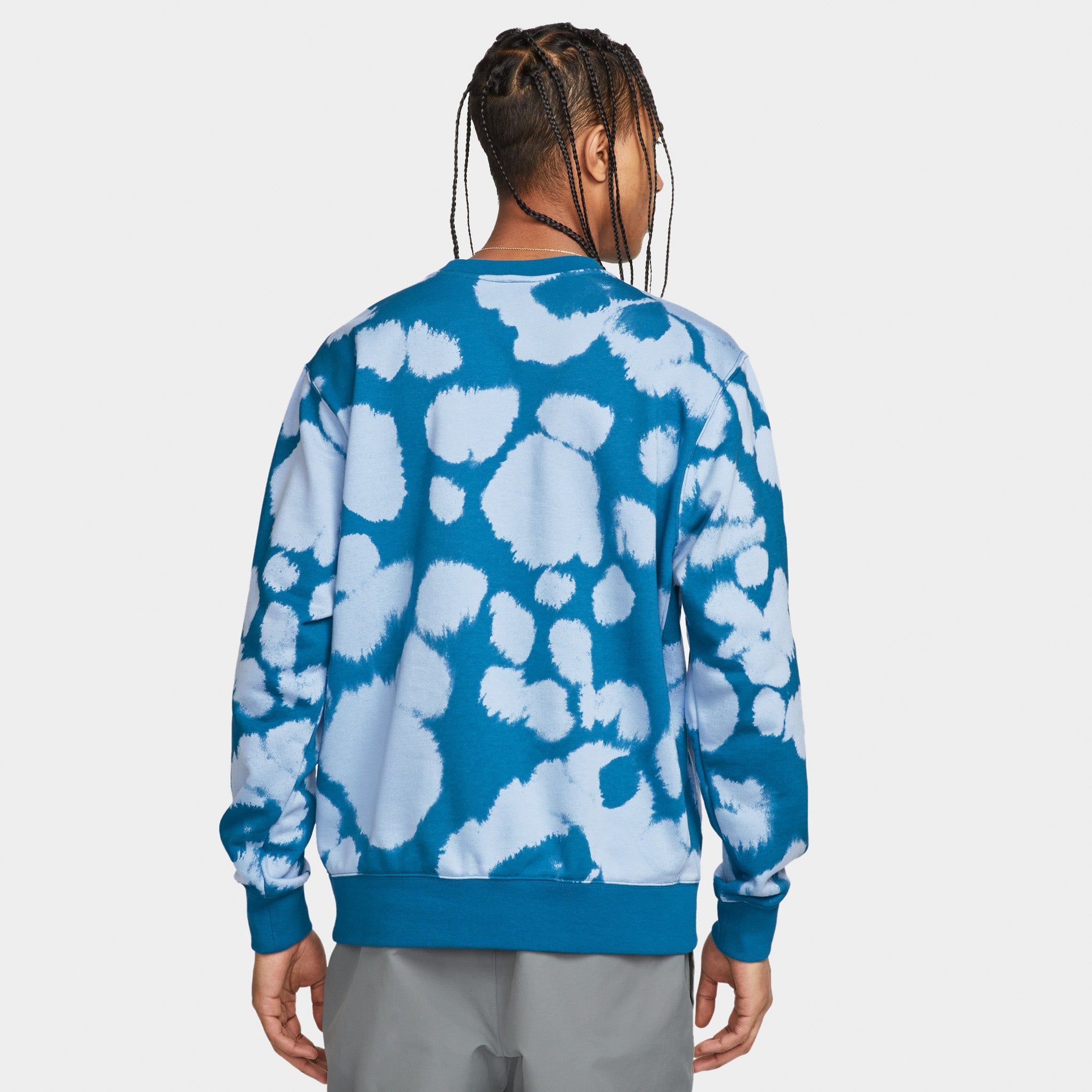 Nike Sportswear Sport Essentials+ French Terry Crew Light Marine / Dark Marina Blue sold by JD Sports product image thumbnail 2