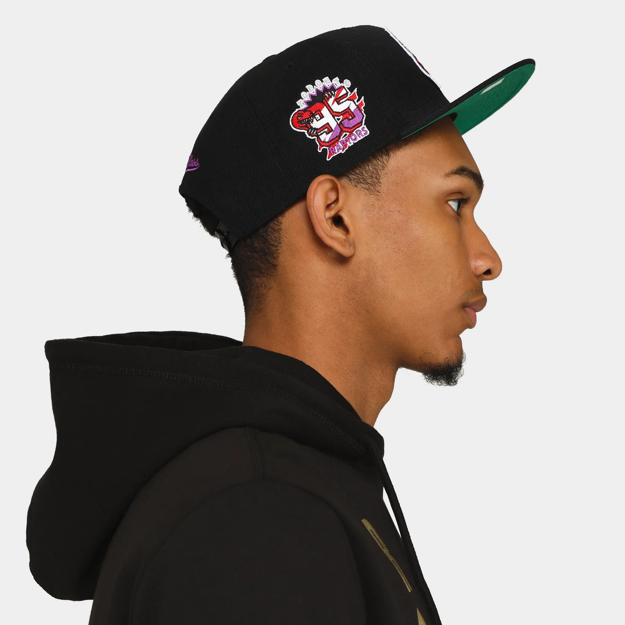 Mitchell & Ness Toronto Raptors Side Jam Snapback / Black sold by JD Sports product image thumbnail 3