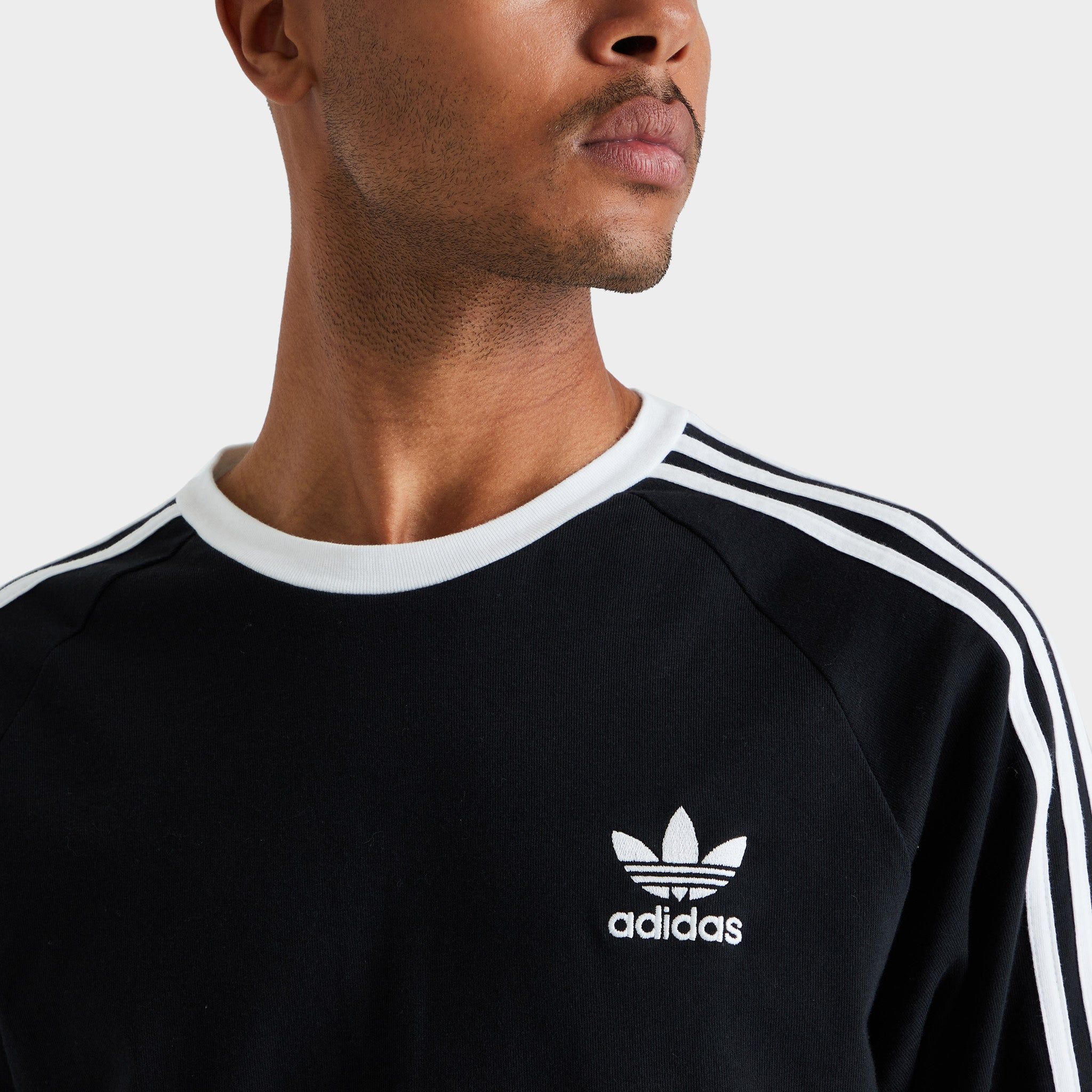 adidas Originals Adicolor Classics 3-Stripes Long Sleeve T-shirt / Black sold by JD Sports product image thumbnail 5