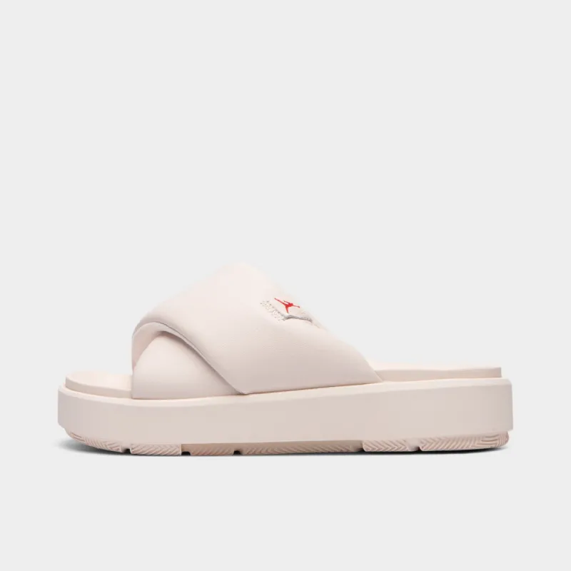 Jordan Women's Sophia Slide Light Soft Pink / Fire Red - Phantom sold by JD Sports