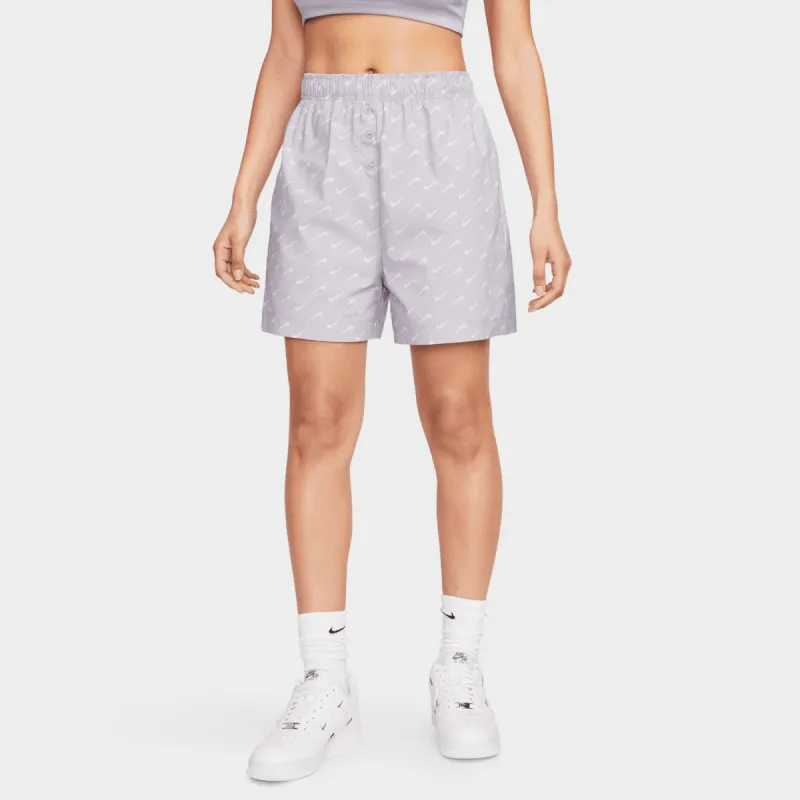 Nike Sportswear Women's Everyday Modern High-Waisted Woven Shorts / Indigo Haze sold by JD Sports