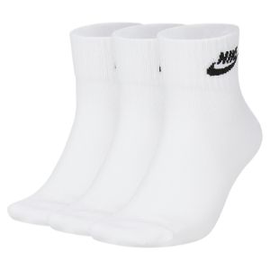 Nike Everyday Essential Ankle Socks (3 Pack) White / Black sold by JD Sports