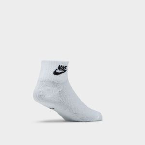 Nike Everyday Essential Ankle Socks (3 Pack) White / Black sold by JD Sports