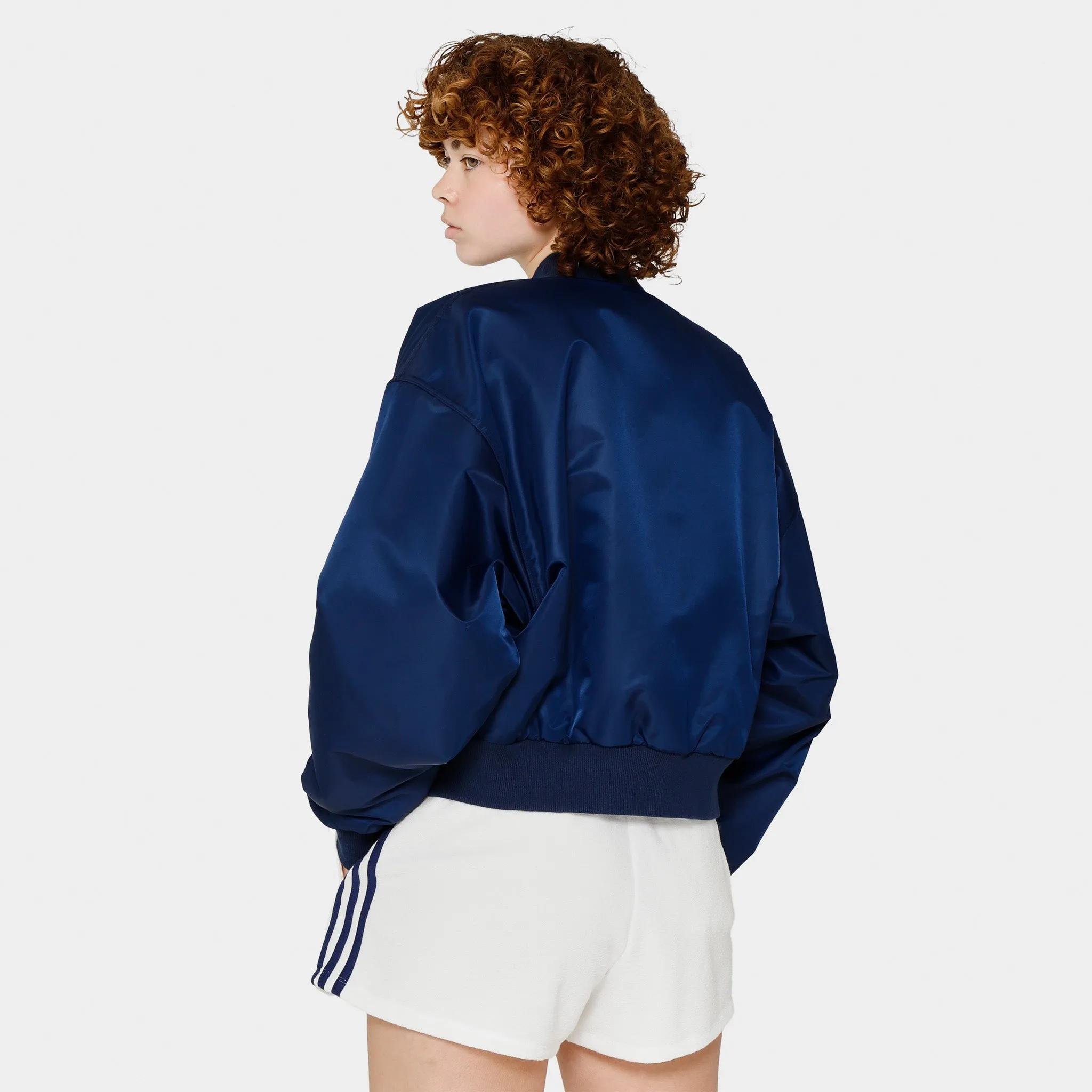 adidas Originals Women's Reversible Crop Bomber Jacket Night Indigo / Blue Fusion sold by JD Sports product image thumbnail 2