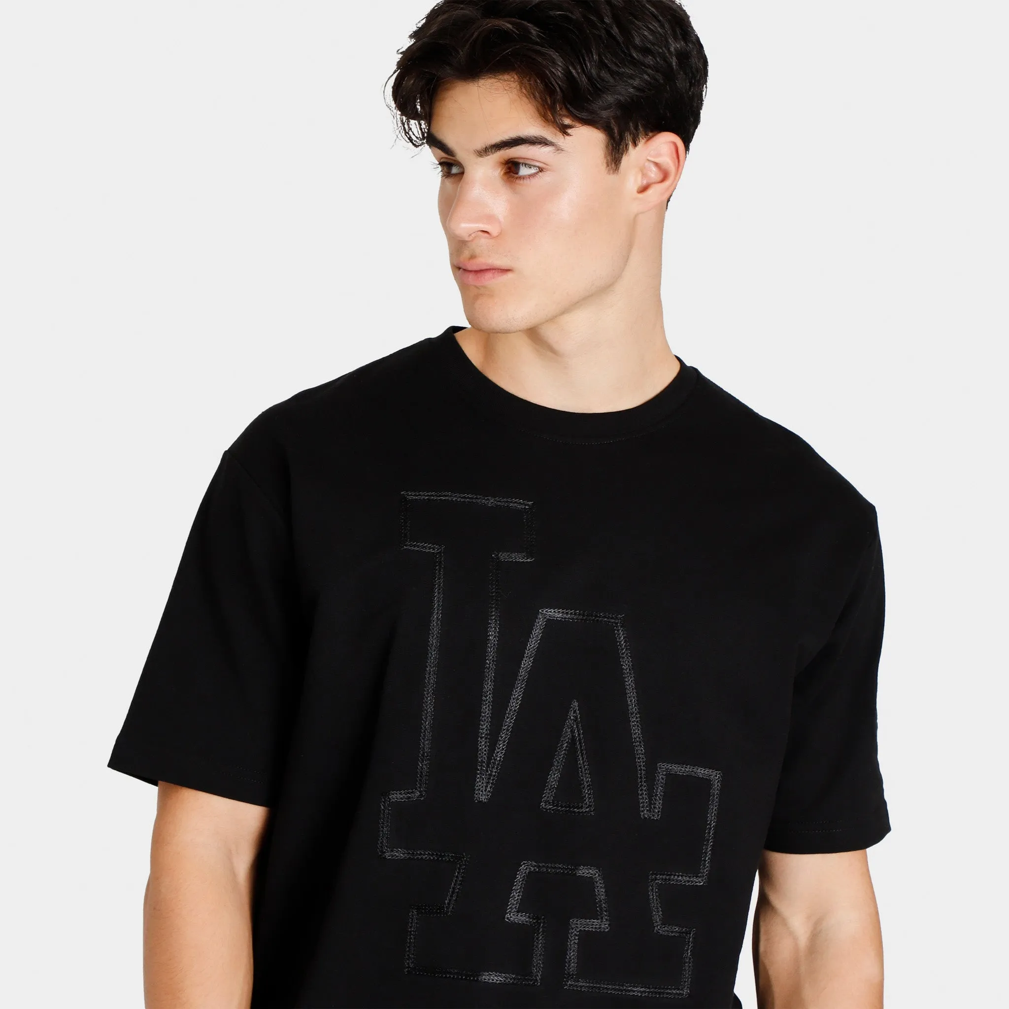 New Era Los Angeles Dodgers Block Letter T-Shirt / Black sold by JD Sports product image thumbnail 3
