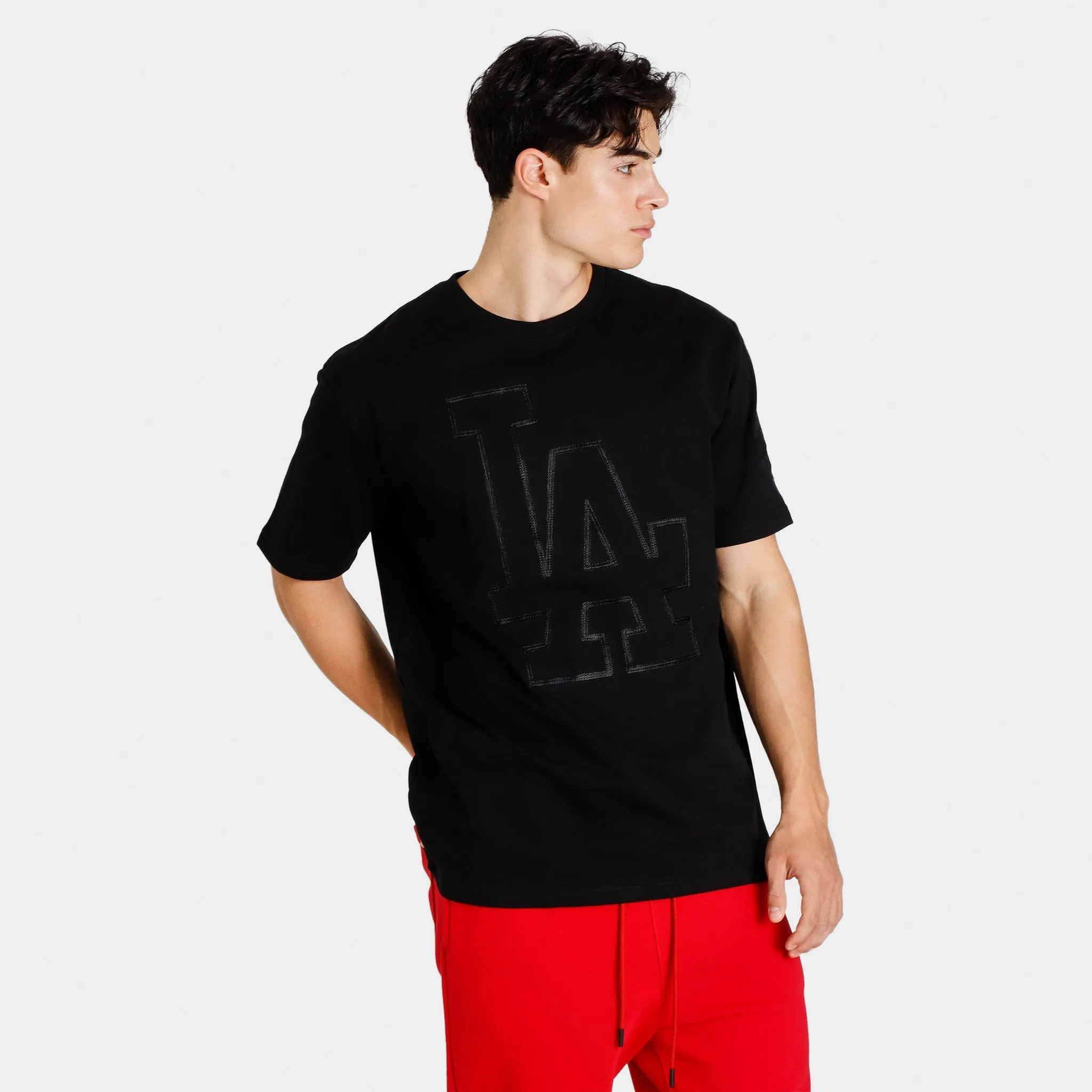 New Era Los Angeles Dodgers Block Letter T-Shirt / Black sold by JD Sports