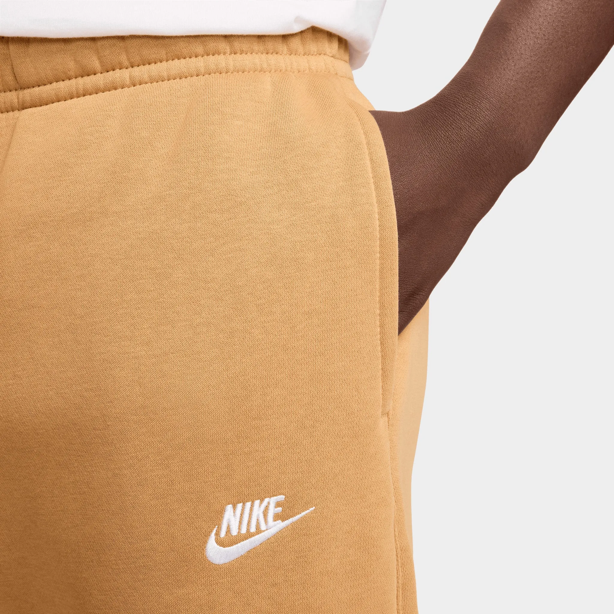 Nike Sportswear Club Fleece Joggers Flax / White sold by JD Sports product image thumbnail 5