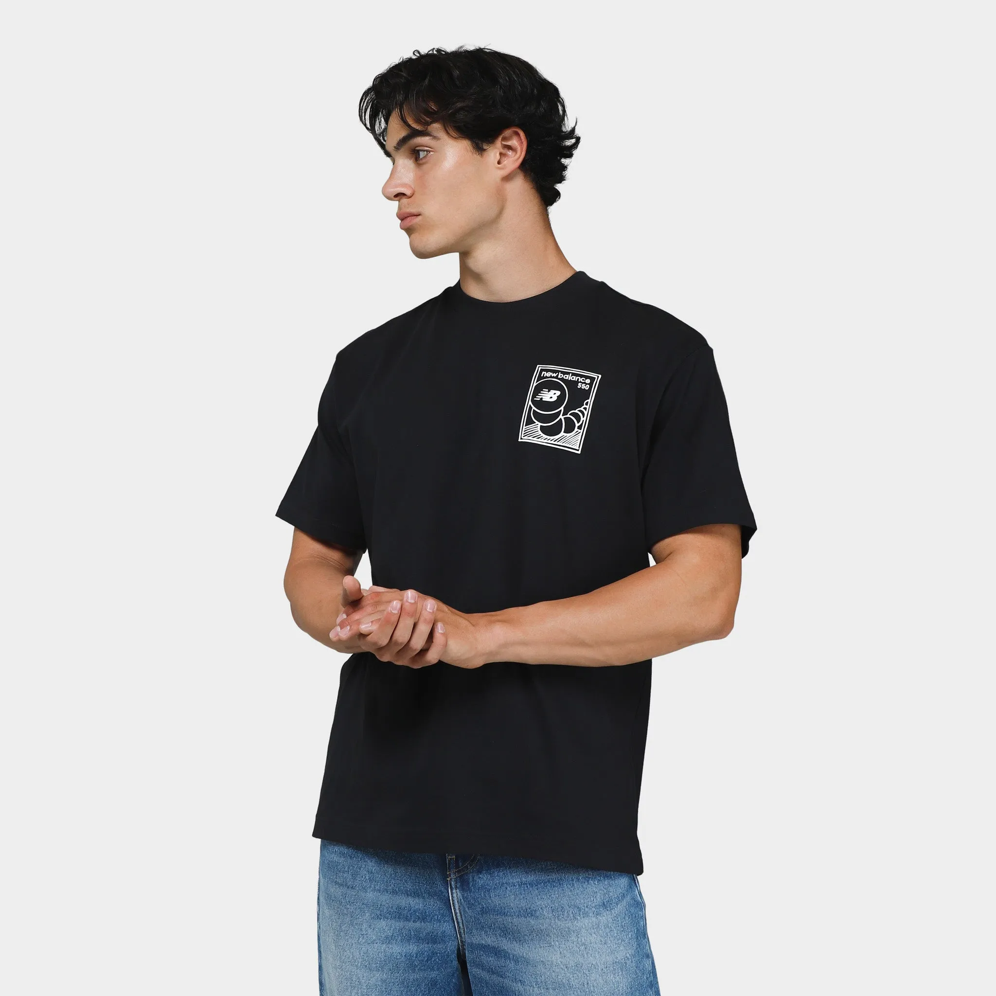 New Balance Essentials 550 Sketch T-Shirt / Black sold by JD Sports