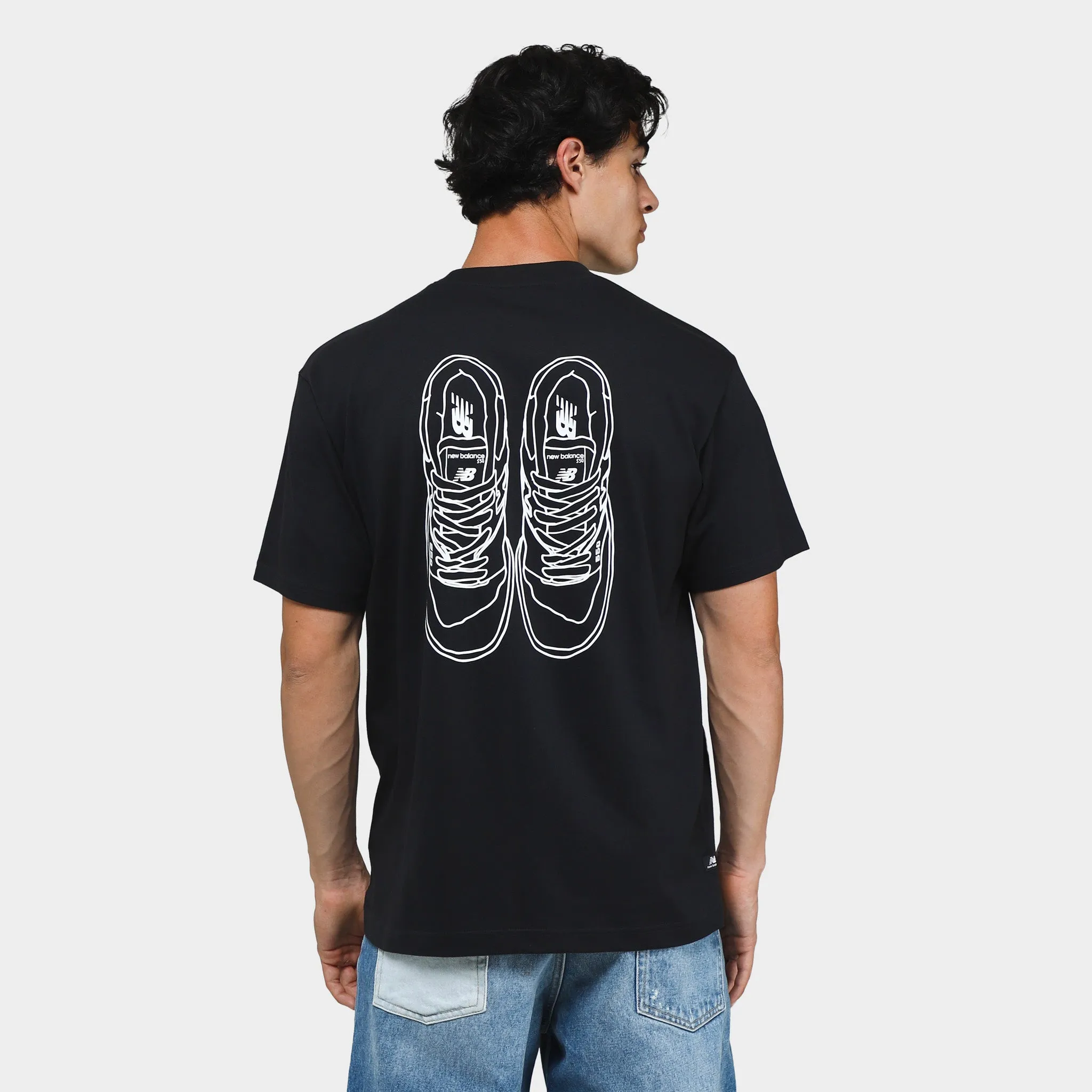New Balance Essentials 550 Sketch T-Shirt / Black sold by JD Sports product image thumbnail 2
