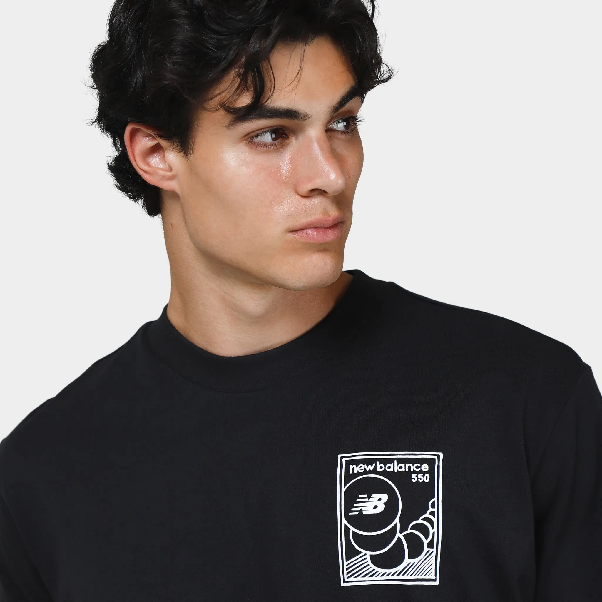 New Balance Essentials 550 Sketch T-Shirt / Black sold by JD Sports product image thumbnail 3