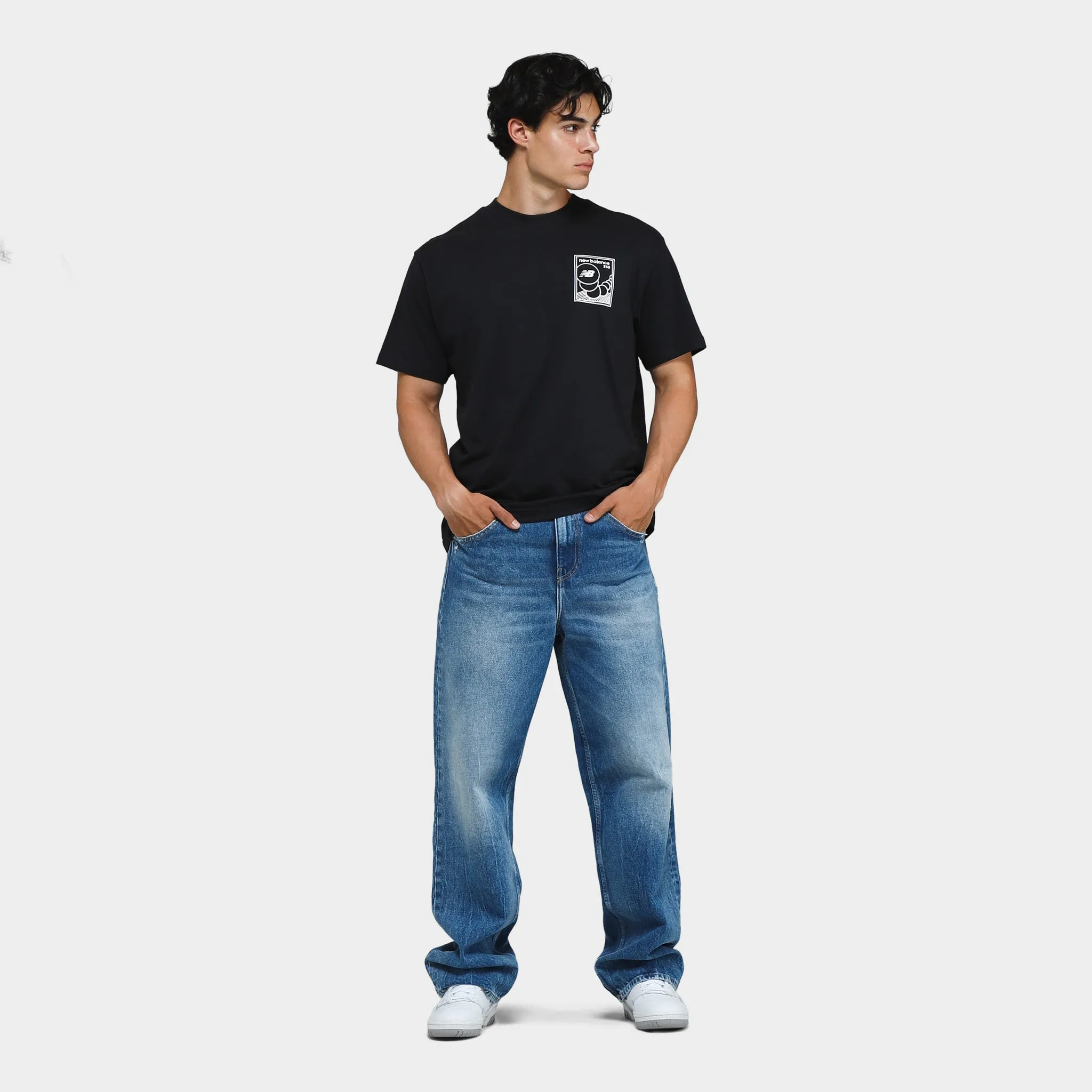 New Balance Essentials 550 Sketch T-Shirt / Black sold by JD Sports product image thumbnail 5