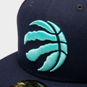 New Era 59Fifty Toronto Raptors Fitted Cap Night Shift Navy / Sea Glass sold by JD Sports
