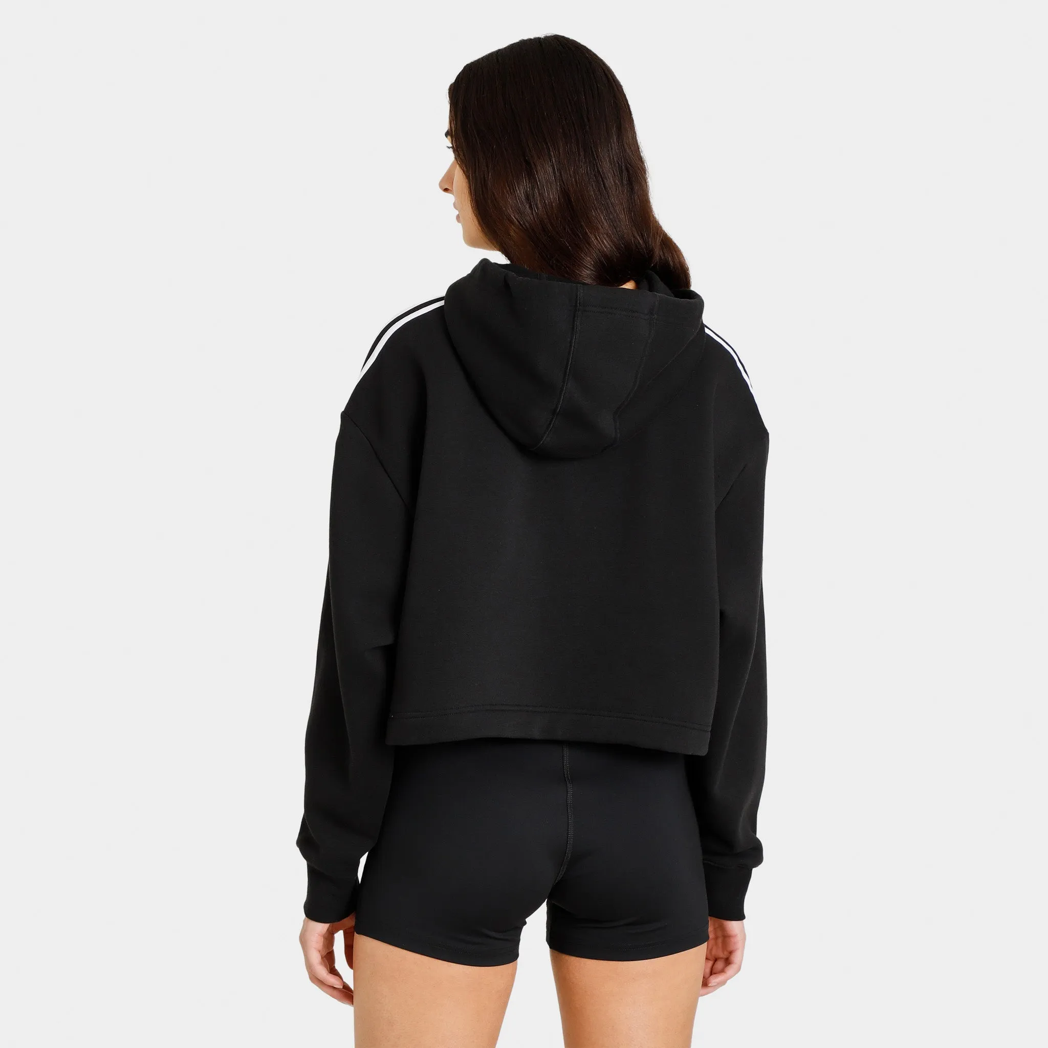 adidas Originals Women's Adicolor Classics Crop Pullover Hoodie / Black sold by JD Sports product image thumbnail 2