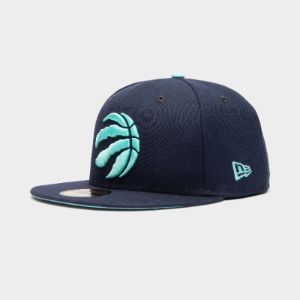 New Era 59Fifty Toronto Raptors Fitted Cap Night Shift Navy / Sea Glass sold by JD Sports