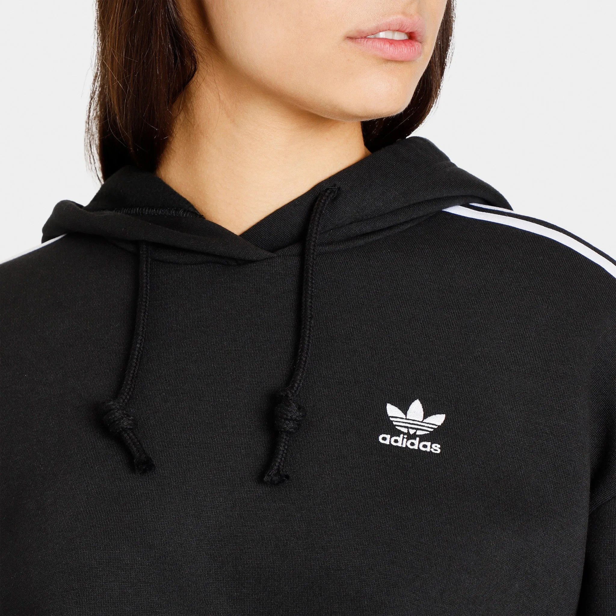 adidas Originals Women's Adicolor Classics Crop Pullover Hoodie / Black sold by JD Sports product image thumbnail 4