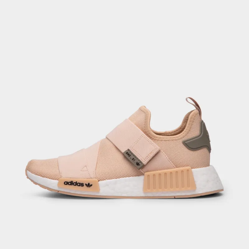 adidas Originals Women’s NMD_R1 Strap Halo Blush / Cloud White - Simple Brown sold by JD Sports