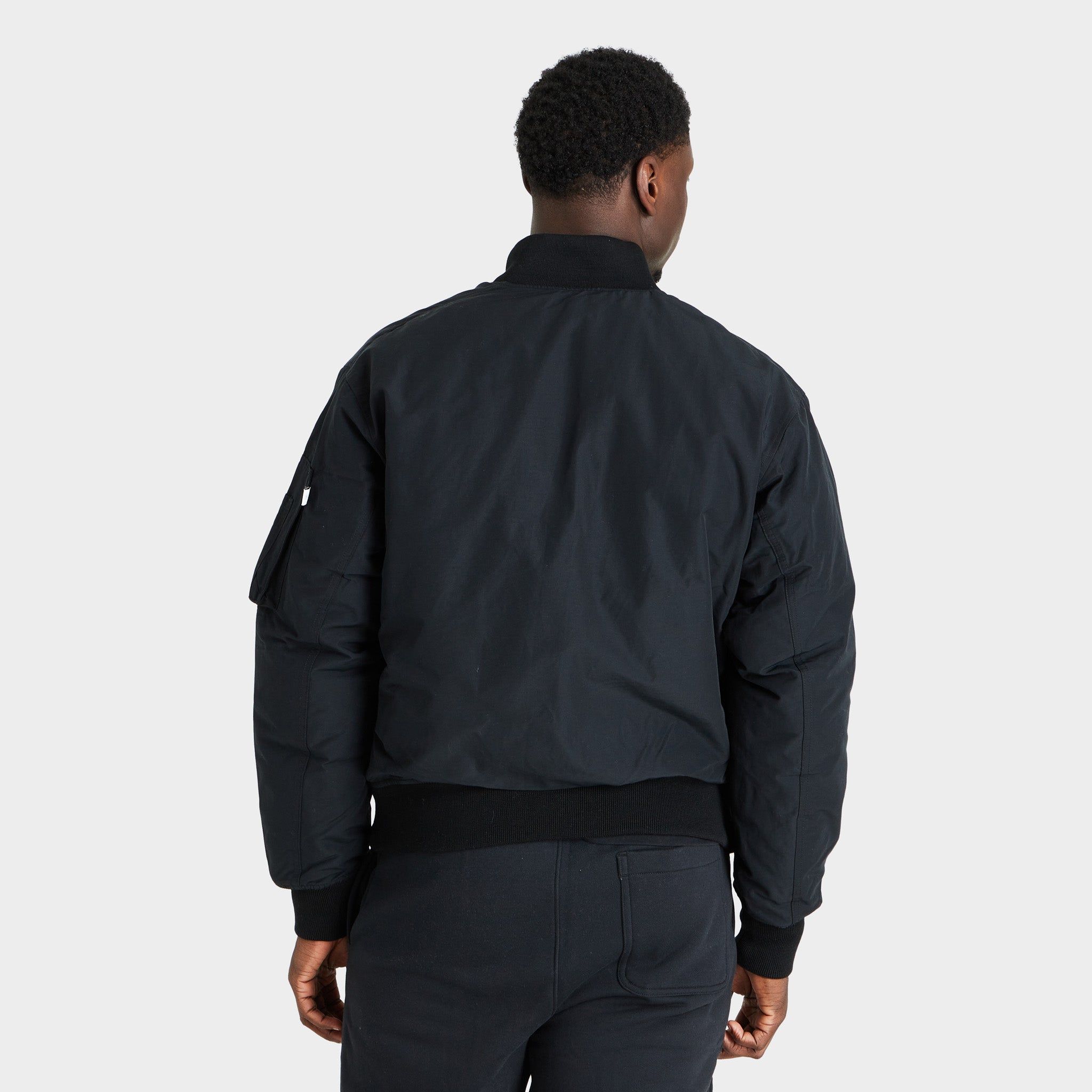 Jordan Essentials Statement MA-1 Jacket Black / Gym Red sold by JD Sports product image thumbnail 2