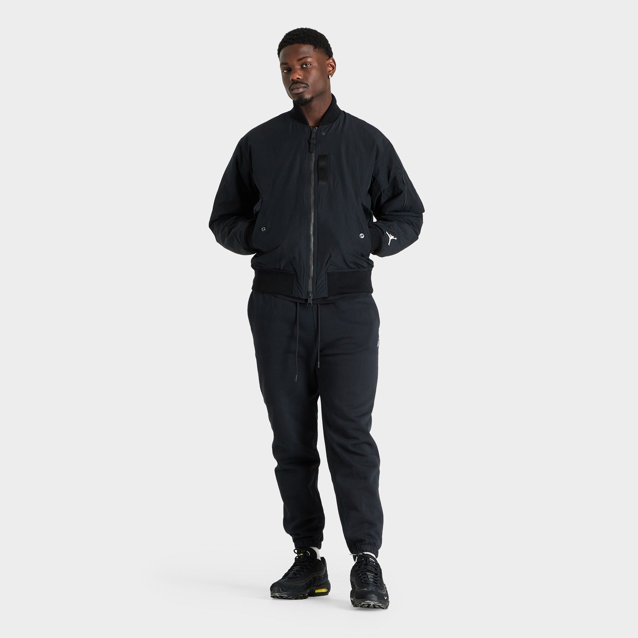 Jordan Essentials Statement MA-1 Jacket Black / Gym Red sold by JD Sports product image thumbnail 5