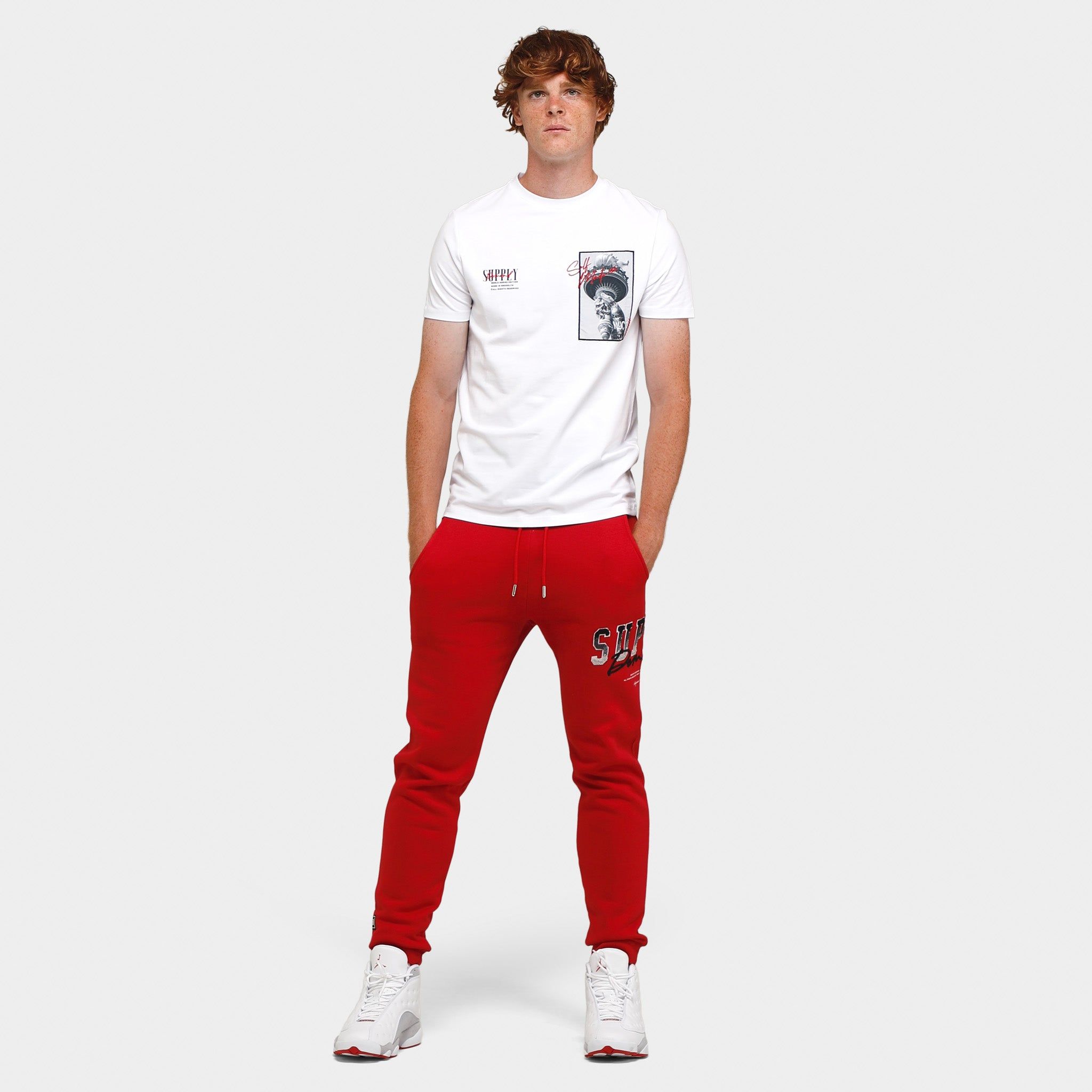 Supply & Demand Ridin T-shirt / White sold by JD Sports product image thumbnail 5