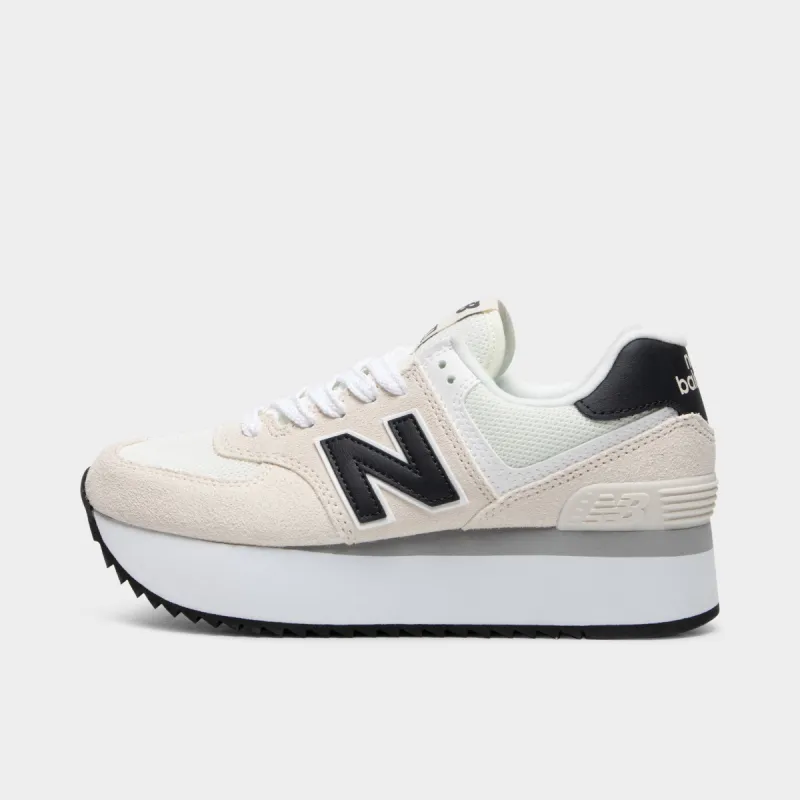 New Balance Women's 574+ Linen / Sea Salt - Phantom sold by JD Sports