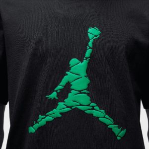 Jordan Essentials T-shirt Black / Lucky Green sold by JD Sports