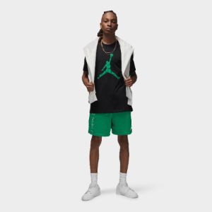 Jordan Essentials T-shirt Black / Lucky Green sold by JD Sports