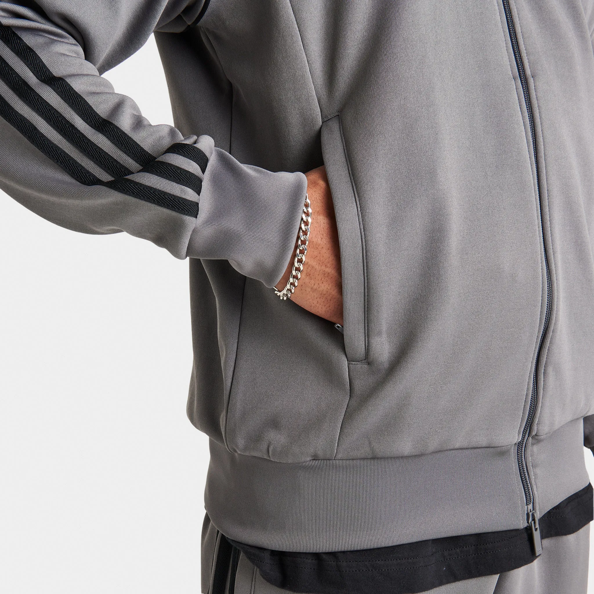 adidas Originals SST Track Jacket Grey Four / Black sold by JD Sports product image thumbnail 4