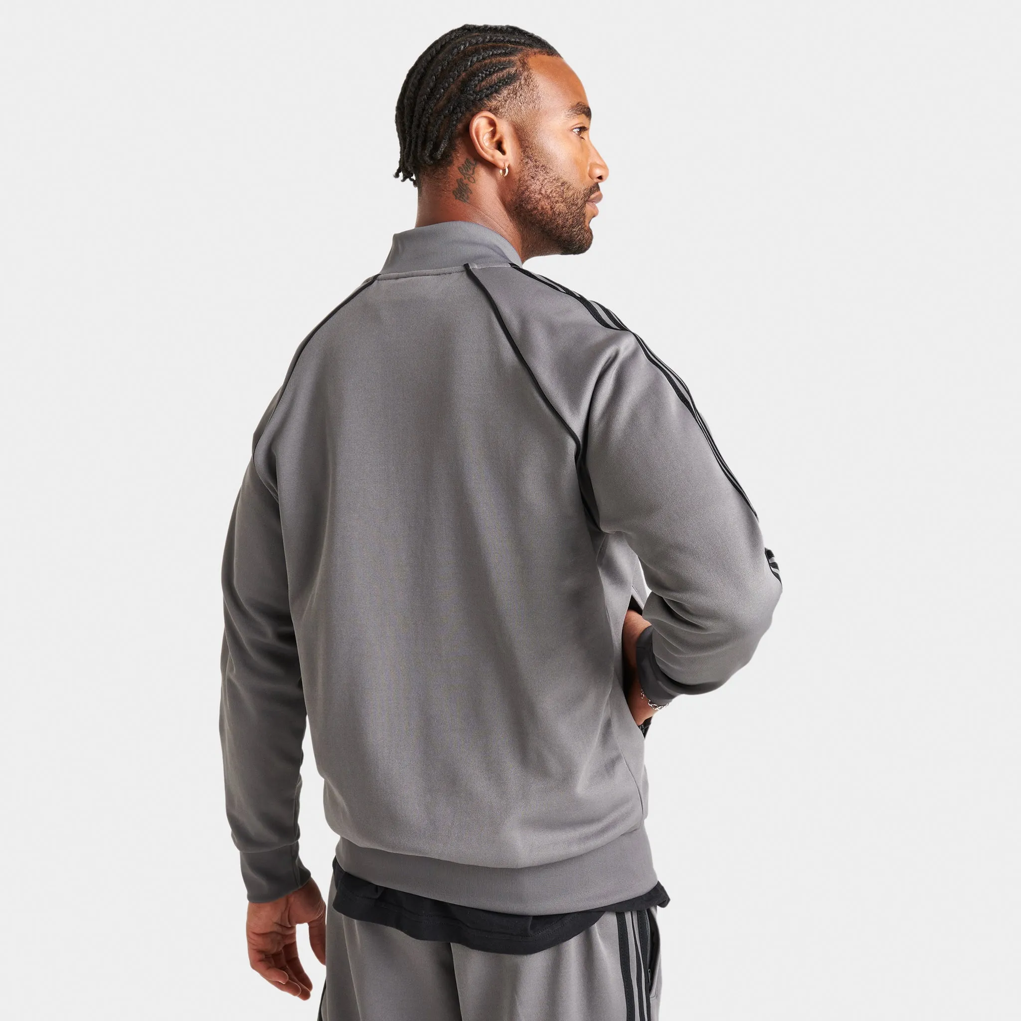 adidas Originals SST Track Jacket Grey Four / Black sold by JD Sports product image thumbnail 2