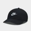Nike Sportswear Heritage86 Futura Washed Cap Black / Black - White sold by JD Sports