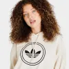 adidas Women's Boyfriend OH Pullover Hoodie / Wonder White sold by JD Sports