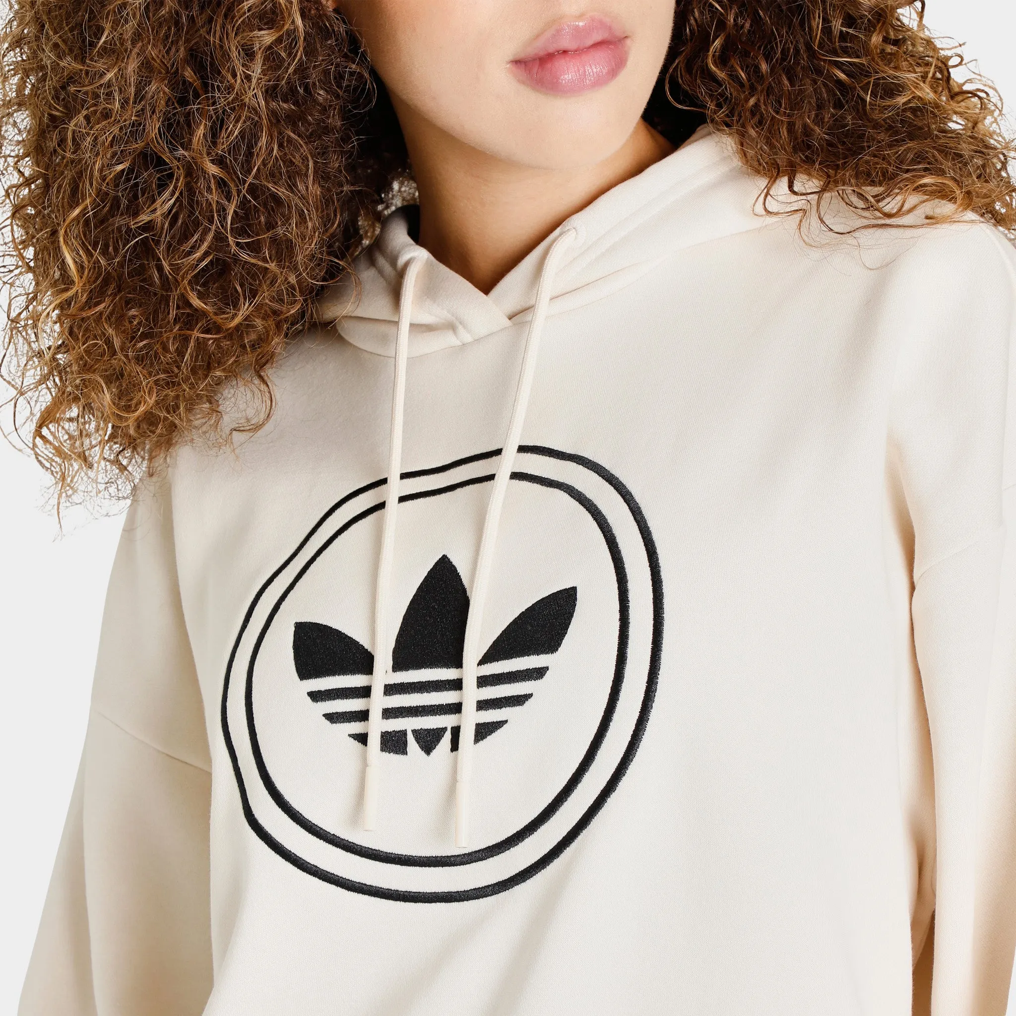 adidas Women's Boyfriend OH Pullover Hoodie / Wonder White sold by JD Sports product image thumbnail 3