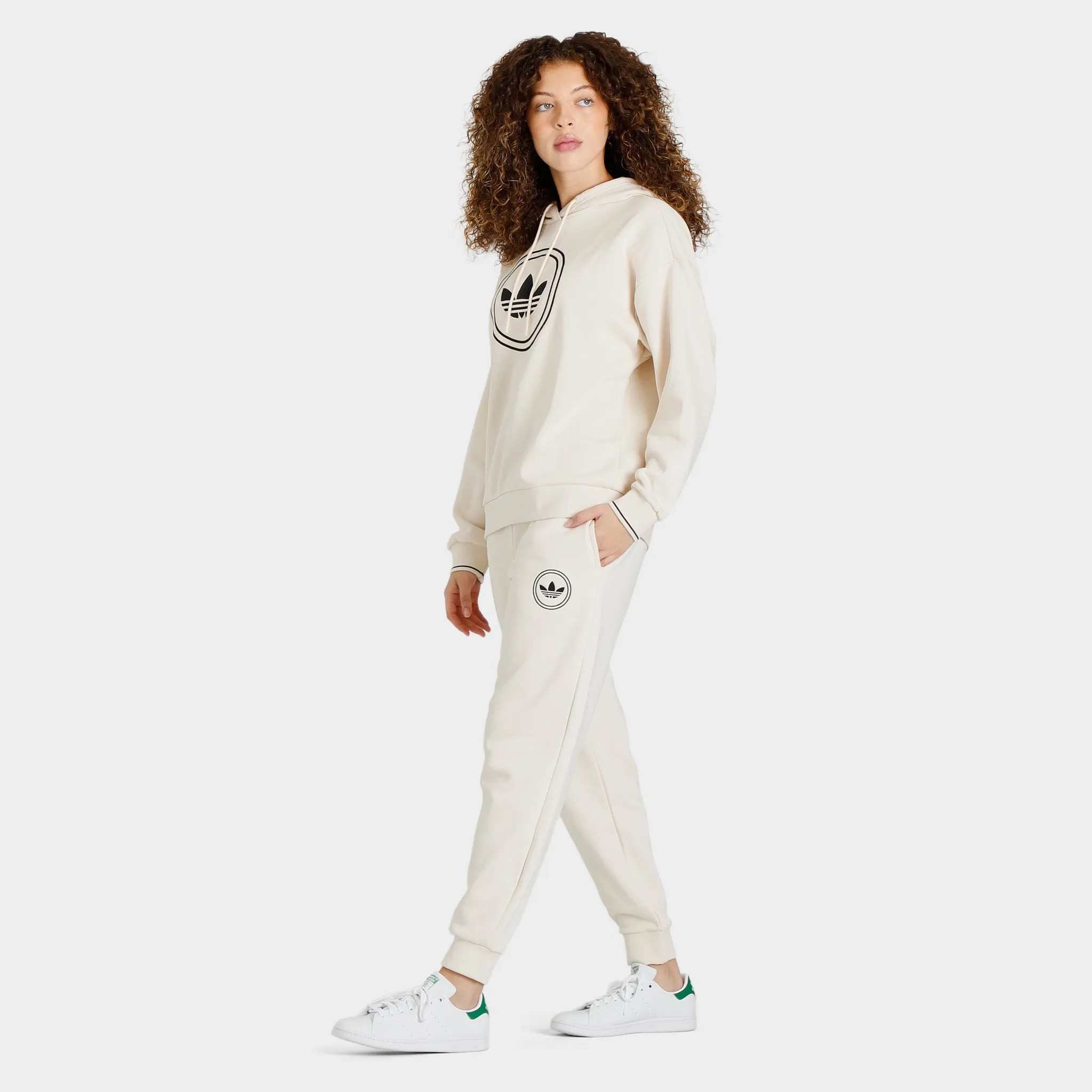 adidas Women's Boyfriend OH Pullover Hoodie / Wonder White sold by JD Sports product image thumbnail 5