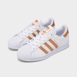 adidas Originals Women's Superstar Cloud White / Copper Metallic - Core Black sold by JD Sports