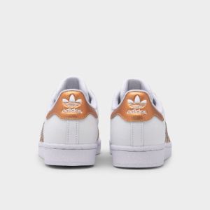 adidas Originals Women's Superstar Cloud White / Copper Metallic - Core Black sold by JD Sports