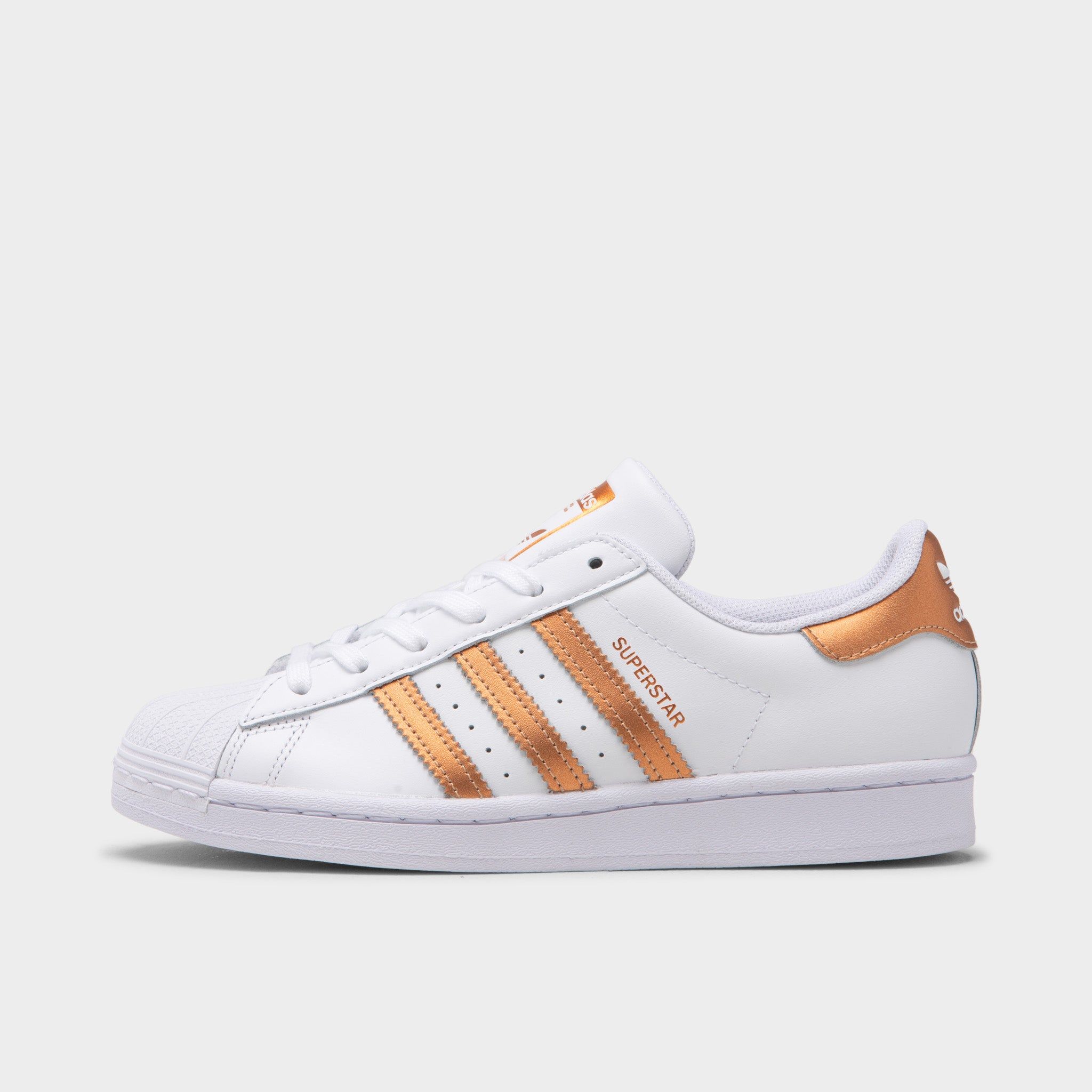 adidas Originals Women's Superstar Cloud White / Copper Metallic - Core Black sold by JD Sports