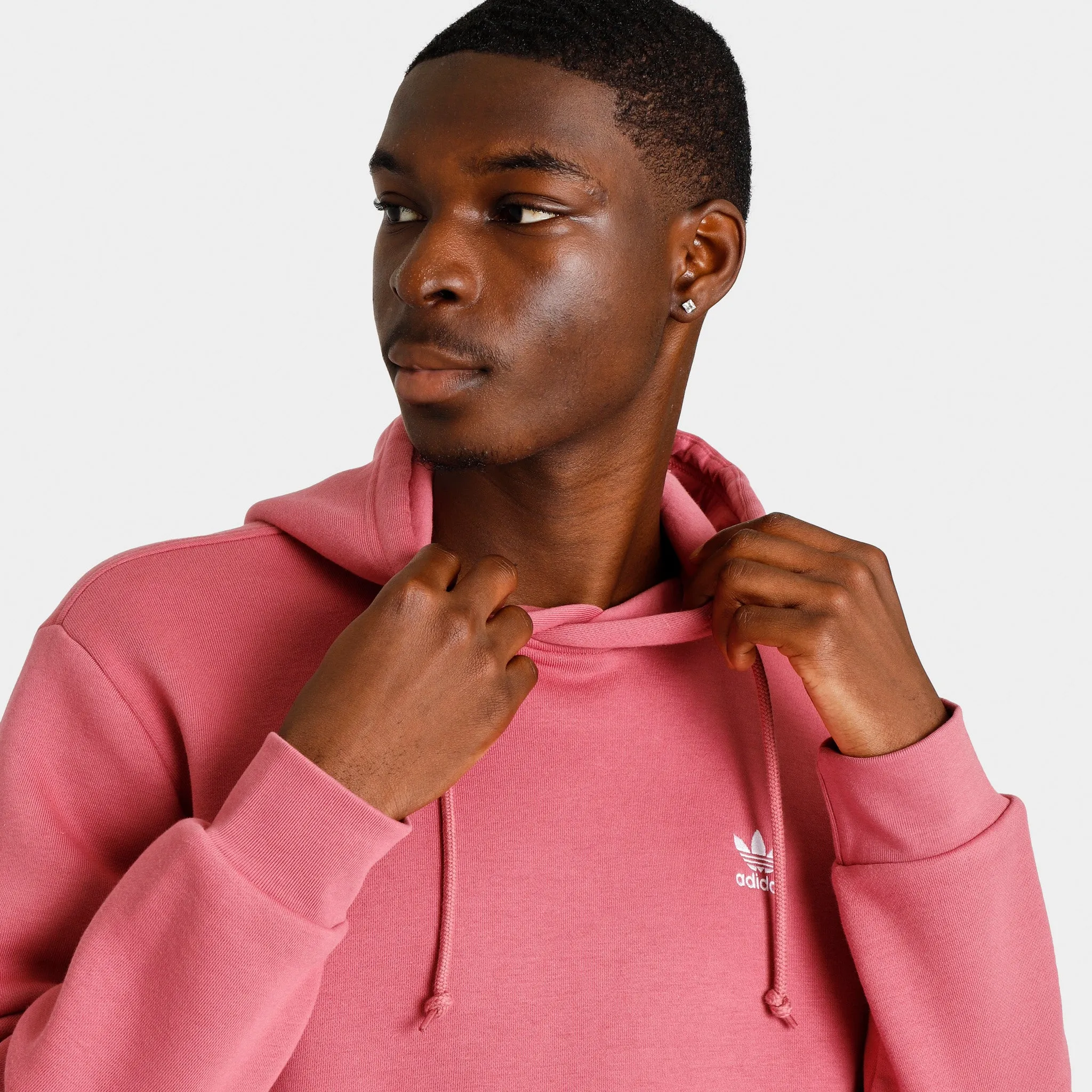 adidas Originals Trefoil Essentials Pullover Hoodie / Pink Strata sold by JD Sports product image thumbnail 3