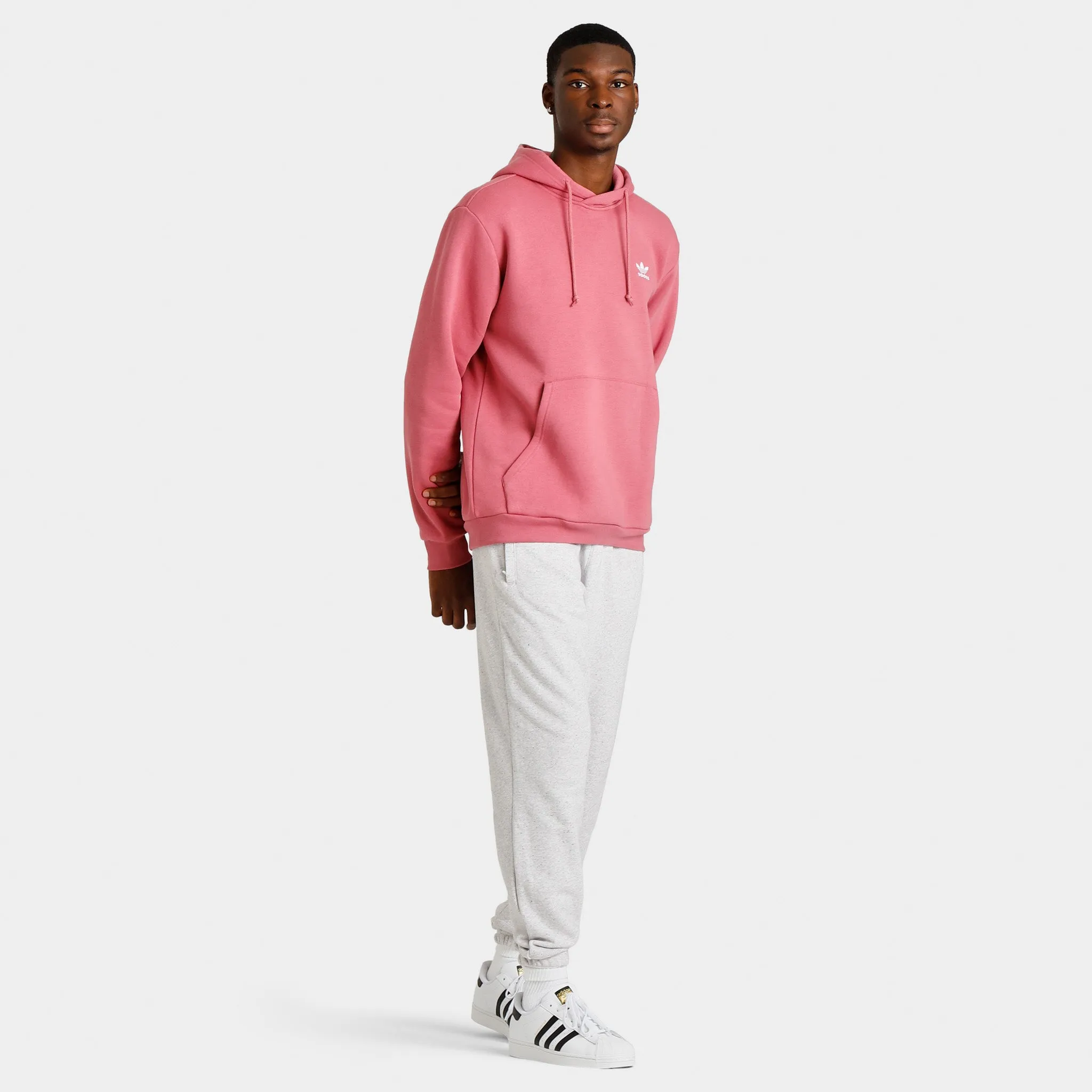 adidas Originals Trefoil Essentials Pullover Hoodie / Pink Strata sold by JD Sports product image thumbnail 5