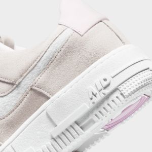 Nike Women’s Air Force 1 Pixel Summit White / Light Bone - Regal Pink sold by JD Sports