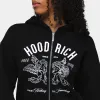 Hoodrich Women's OG Aura Full Zip Hoodie Sky Captain / White - Silver sold by JD Sports