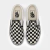 Vans Classic Slip-On Checkerboard Black / White sold by JD Sports