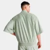 adidas Basketball Velour Half Zip Sweatshirt / Halo Green sold by JD Sports