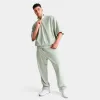 adidas Basketball Velour Half Zip Sweatshirt / Halo Green sold by JD Sports