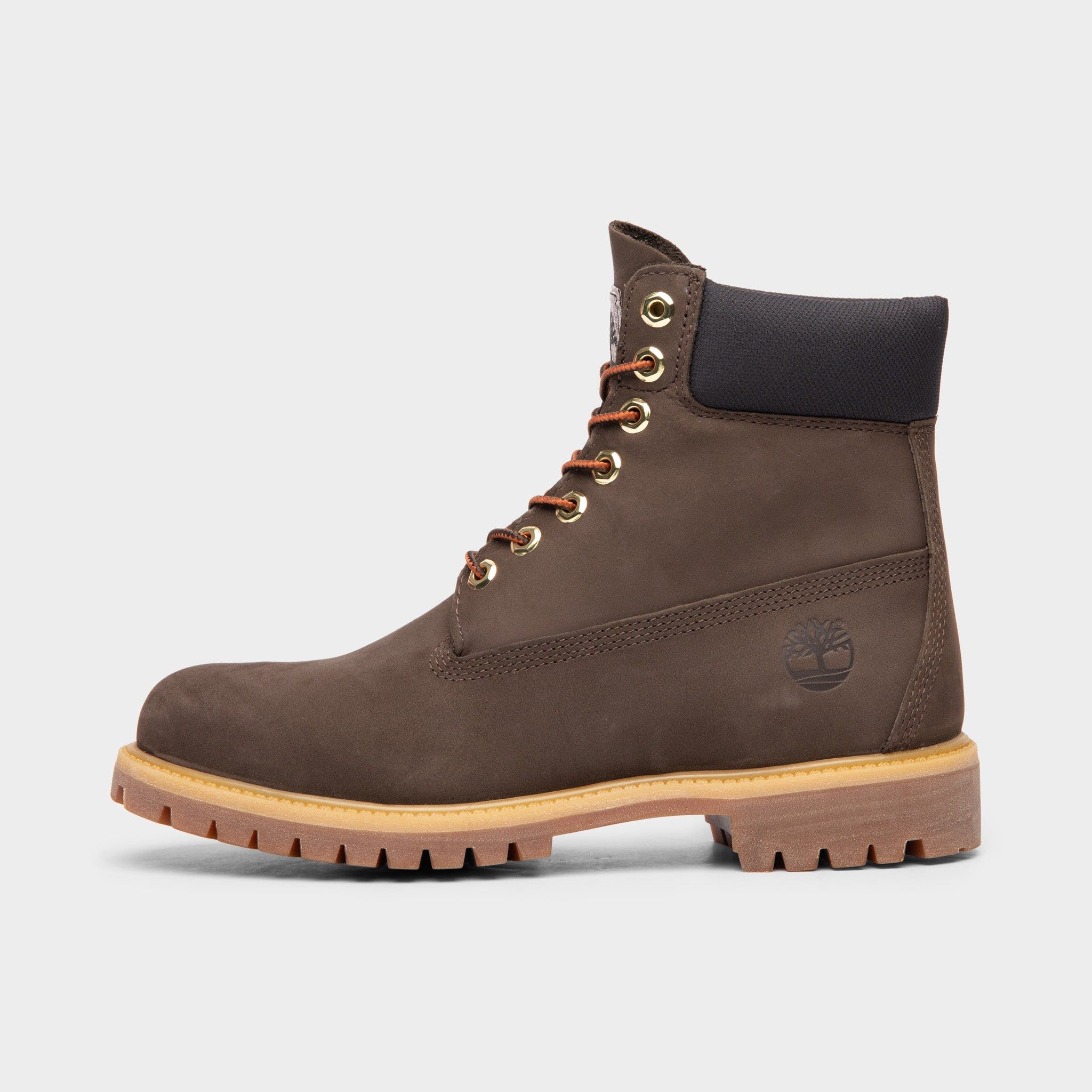 Timberland 6-Inch Premium Waterproof Boot / Dark Brown Nubuck sold by JD Sports