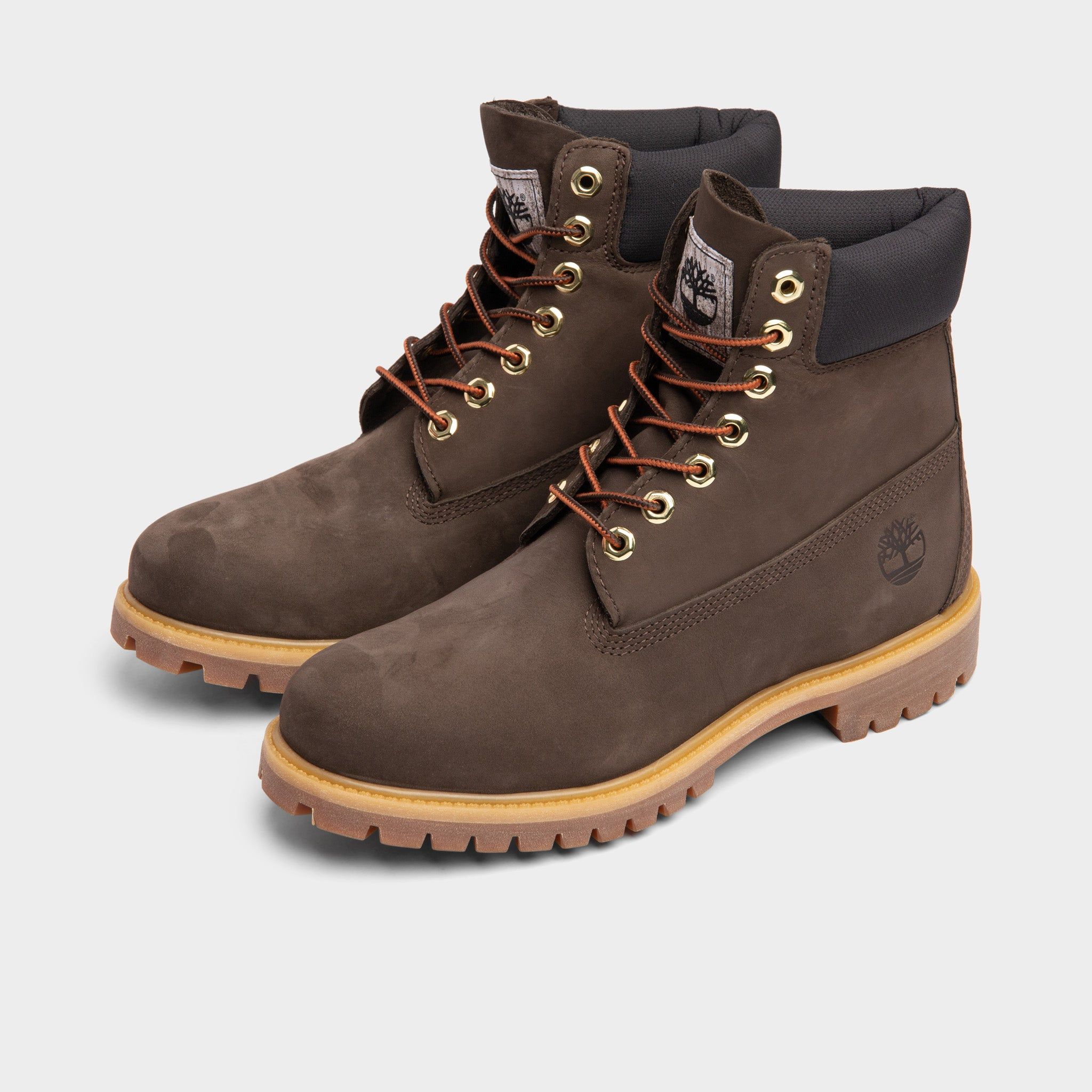 Timberland 6-Inch Premium Waterproof Boot / Dark Brown Nubuck sold by JD Sports product image thumbnail 2