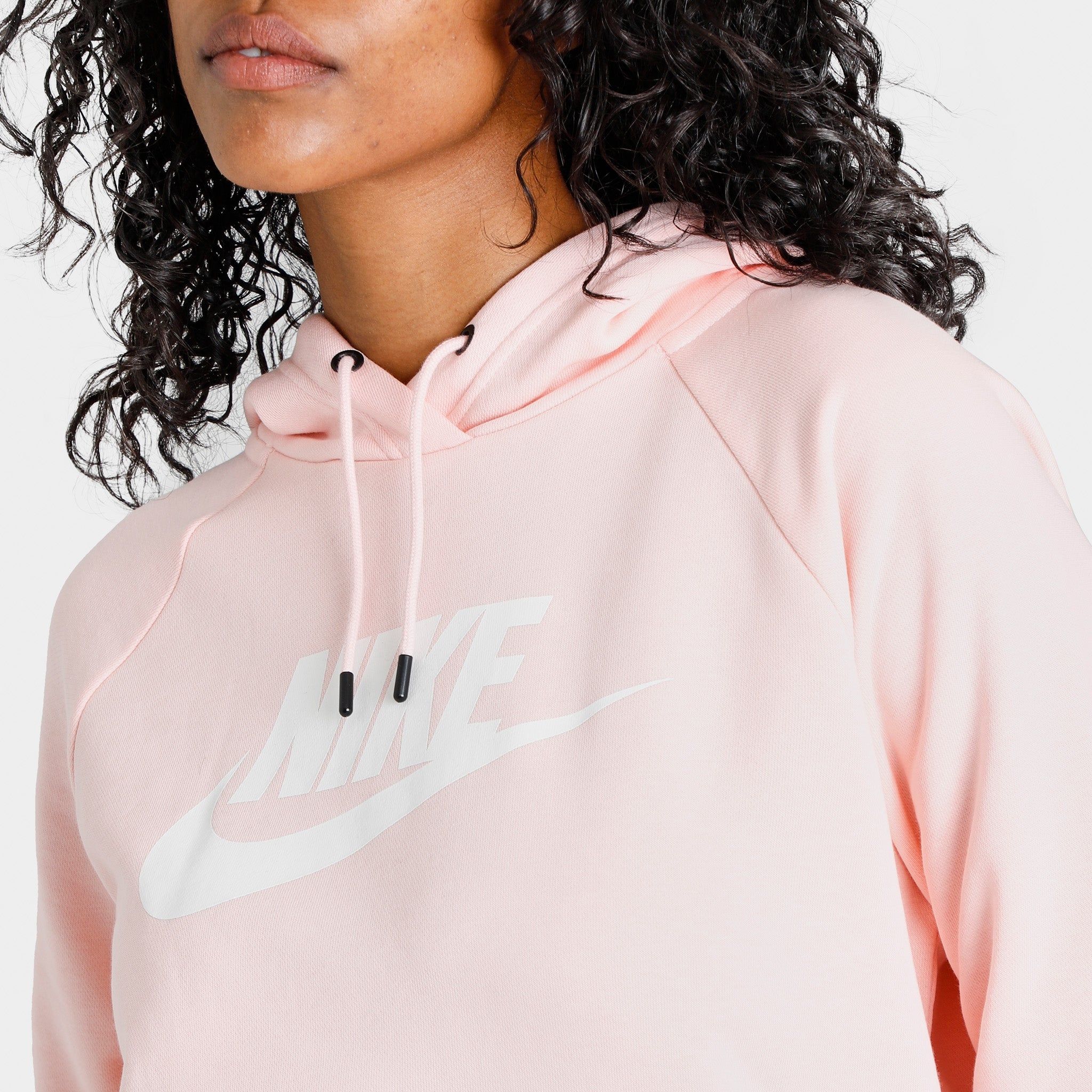 Nike Sportswear Women’s Essential Fleece Pullover Hoodie Atmosphere / White sold by JD Sports product image thumbnail 5