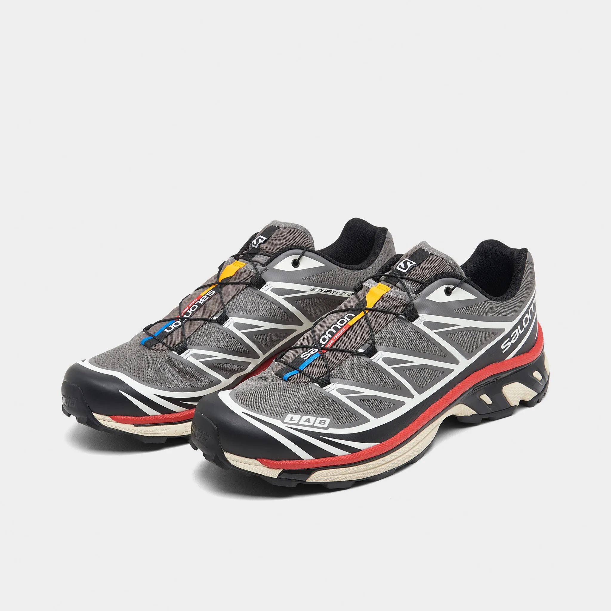 Salomon XT-6 Pewter / Black - Aurora Red | Parallel